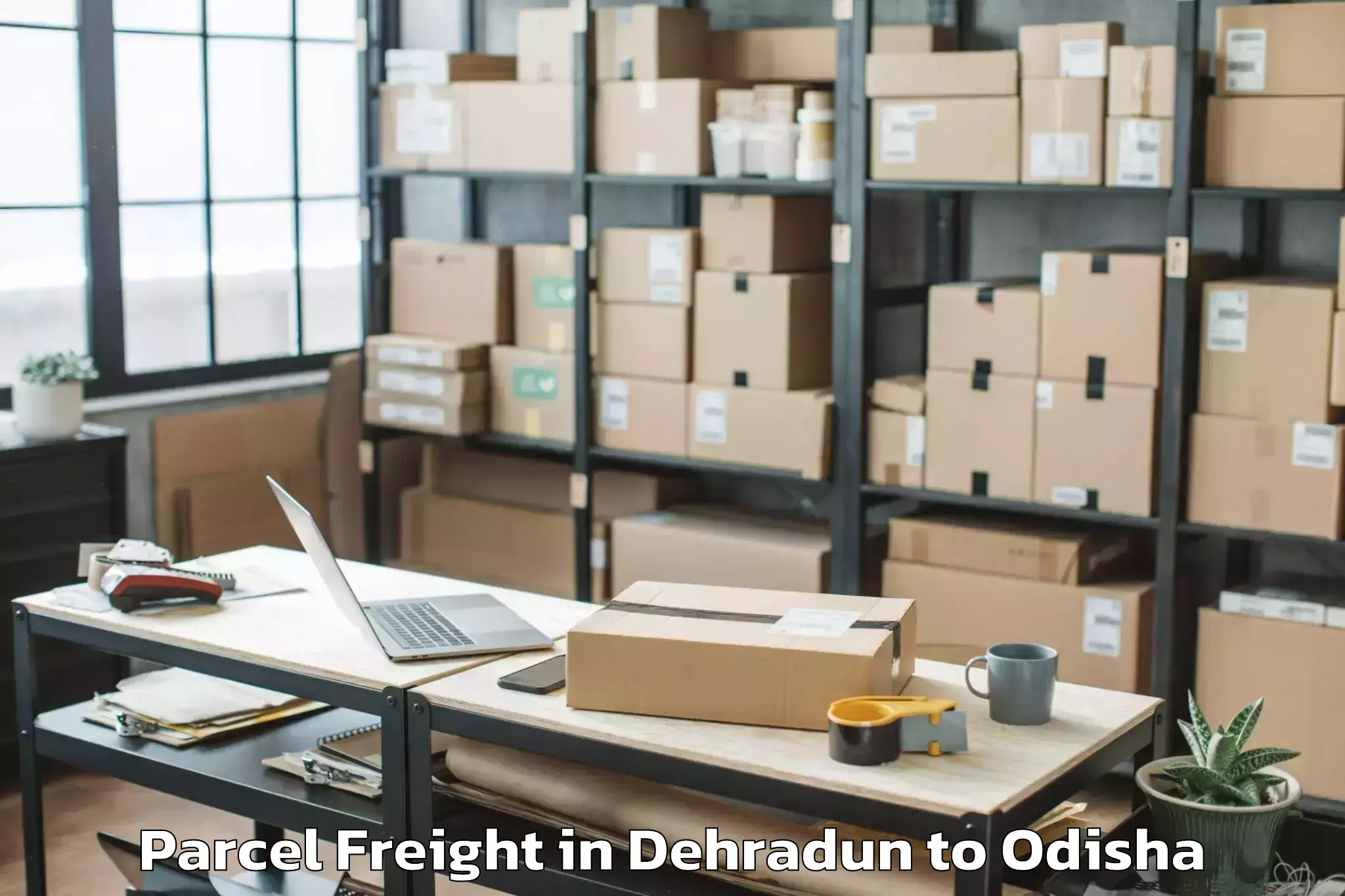 Professional Dehradun to Tigiria Parcel Freight